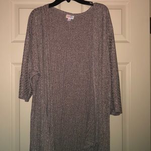 Purple and Gray LulaRoe Medium Lindsay